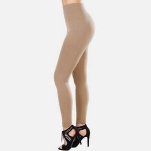 Satina Nude Hight Waist Leggings One Size